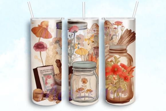 Cottagecore Tumbler Design