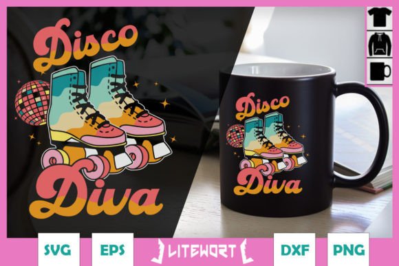 Disco Diva Retro Roller Skate
