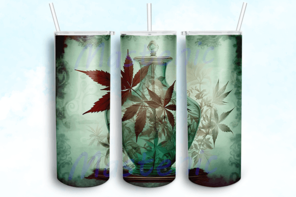 Embroidery Design Review: Marijuana Weed 20oz Tumbler Design PNG