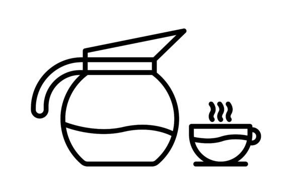 Espresso Coffee Line Icon
