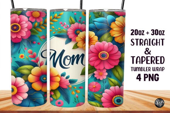 Mom Mother s Day Tumbler Sublimation PNG
