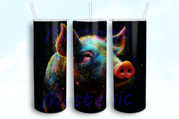 Pigs 20oz Skinny Tumbler