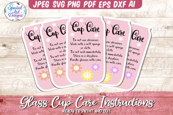 Pink Smiley Cup Care