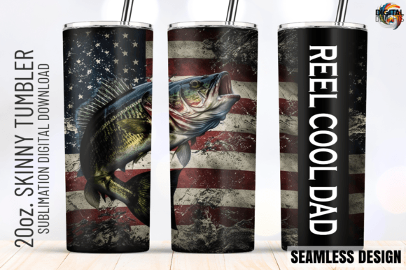 Reel Cool Dad Tumbler Wrap